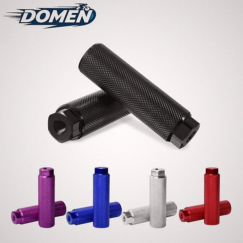1Pair Bike Pegs Aluminum Alloy Lead Foot Bicycle Pegs MBX Pegs Fit 3/8 in Axles