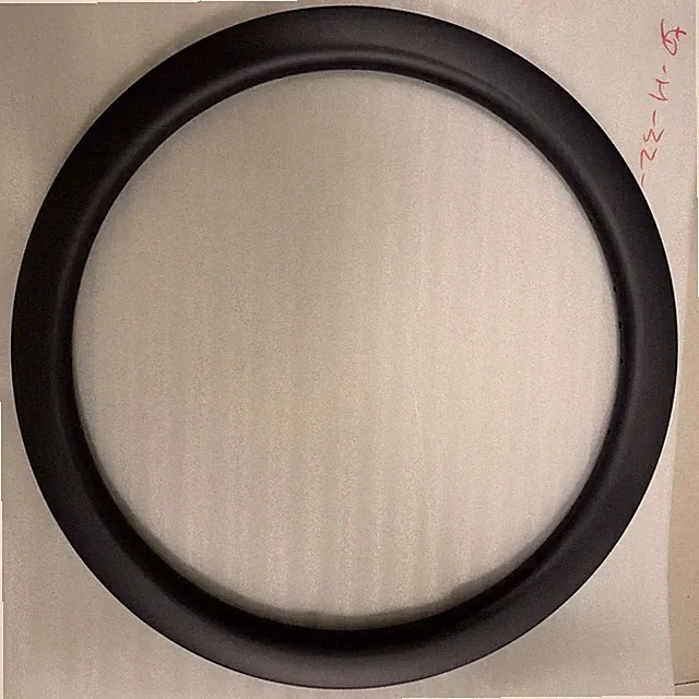 700c Carbon Fiber Road Bike Rims Asymmetric Disc Brake Clicnher Tubeless Wheels