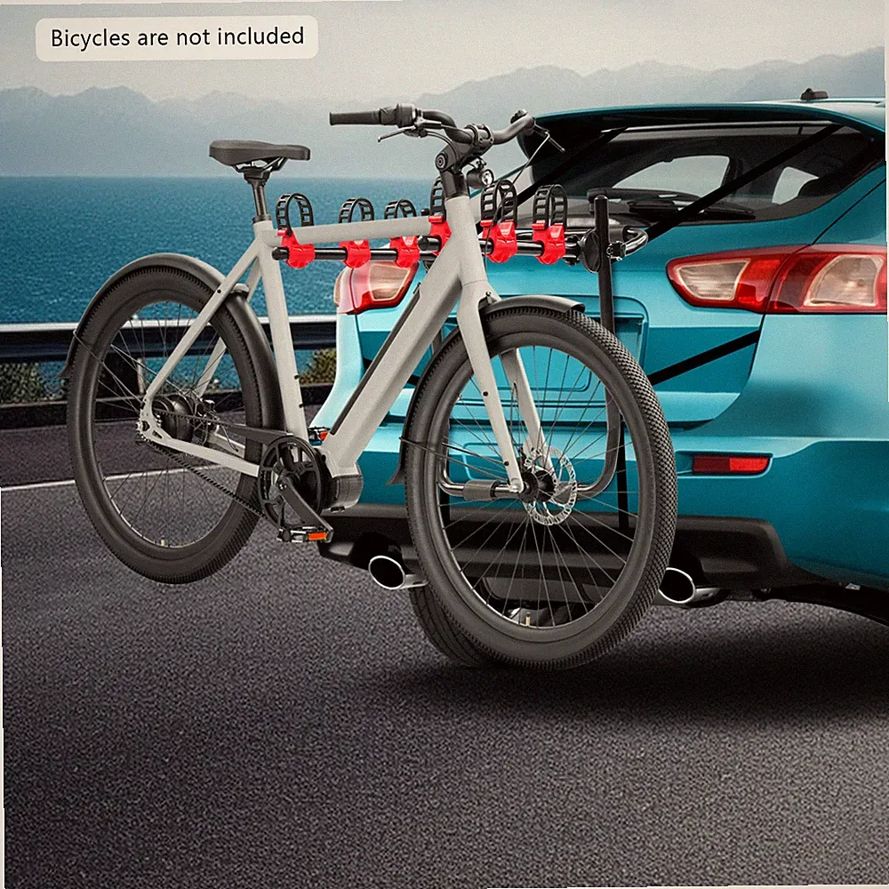 Bike Rack For Car Trunk-Mount 3-Bicycle Carrier Sedan Hatchback SUV Minivan