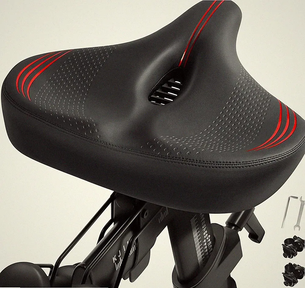 Extra Oversized Bike Seat Cushion for Peloton Bike & Bike+, Comfort Bicycle