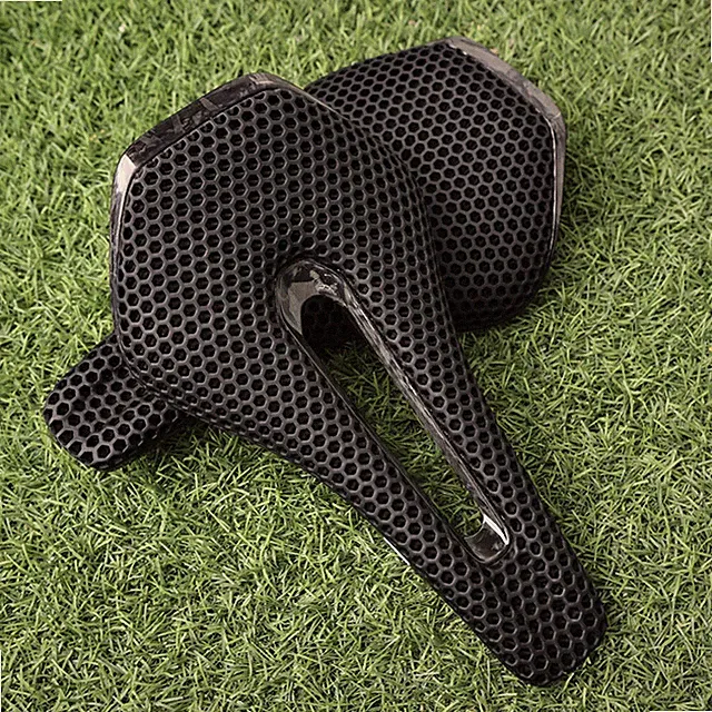 Full Carbon 3D Printed Bicycle Saddle 245/260mm Mountain Gravel Road Bike Seat