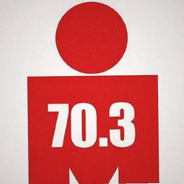 Ironman 70.3 decal 3.5" logo TRI sticker Swim Bike Run Triathlon (choose 3 color
