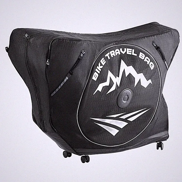 Triathlon Bike Bag Rolling Case 42in Wheelbase TSA Lock